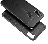 Smcase Samsung Galaxy A11 Kılıf Deri Dokulu Silikon