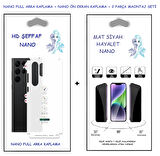 Apple iPhone SE 2020 HAYALET Nano Ekran Koruyucu + FULL Arka Kaplama Ultra İNCE Esnek Hd Şeffaf