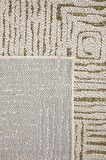 Garden Modern Salon Halısı Labirent Desenli Mutfak Oturma Odası Teras Halısı Yıkanabilir 