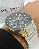 LEE COOPER SPORTS FÜME KADRAN ROSE İNDEKSLİ ÇELİK ERKEK KOL SAATİ