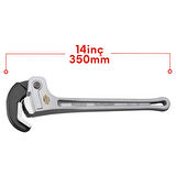 Rıdgıd 12693 1½''/40mm RapidGrip Hızlı Kavrama Alüminyum Boru Anahtarı 