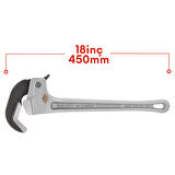 Rıdgıd 12698 2½''/65mm RapidGrip Hızlı Kavrama Alüminyum Boru Anahtarı 