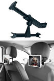 BUFFER® Oto Koltuk Arkası Telefon Tablet Tutucu Ayarlanabilir 360 Derece Dönebilen Pratik Stand