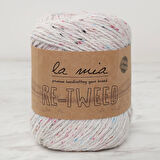 La Mia Re-Tweed Krem Melanj El Örgü İpi - L155