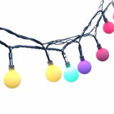 BUFFER® Dekoratif Minik Top 40 Ledli Dekoratif Dolama Led Işık (RGB)