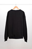 Adam Boxes Oversize O-Yaka Sweatshirt N-Alinda - Siyah
