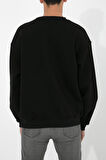 Adam Boxes Oversize O-Yaka Sweatshirt N-Alinda - Siyah