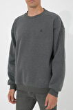 Adam Boxes Oversize O-Yaka Sweatshirt N-Alinda - Antrasit