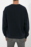 Adam Boxes Oversize O-Yaka Sweatshirt N-Alinda - Lacivert