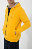 Adam Boxes Fermuarlı Kapüşonlu Sweatshirt N-Halicarna - Sarı