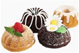 24'lü Yıkanabilir Yanmaz Mini Chef Göbekli Muffin Pişirme Kalıbı, Silikon Kek, Cupcake, Hamur7X3,5cm