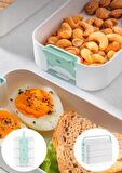 GONDOL 3 Katlı Taşınabilir Yemek Kabı – Lunch Box Diyet Beslenme Saklama Kabı Çatal Kaşıklı