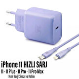  iPhone 11 Uyumlu Şarj Aleti HIZLI PD Şarj Cihazı Apple iPhone 11 Pro 11 Plus 11 Pro Max 25W HIZLI