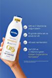 Nivea Q10 Sıkılaştırıcı C Vitamini Vücut Losyonu 250ml ve Kiraz Çiçeği Vücut Losyonu 400ml, Nemlendirici