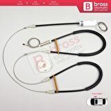 Porsche Boxster MK2 Cayman 987 2004-2013 Convertible Coupe 98754207601 İçin Sağ Cam Kriko Tamir Seti