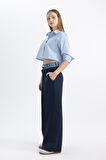 DeFacto Coool Wide Leg Geniş Paça Yüksek Bel Palazzo Pantolon C2624AX24SPNV199
