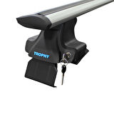 Hyundai Elentra 4 Station Wagon 2006 - 2010 Model Arası Uyumlu Ara Atkı Tavan Barı Trophy Gri