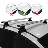 Mitsubishi L200 1996 - 2006 Uyumlu Ara Atkı Tavan Barı Trophy Gri