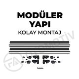 Nissan Primera Estate Ara Atkı Tavan Taşıyıcı Barı Siyah 2001 - 2007 Model