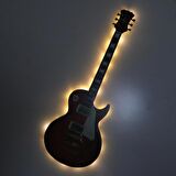 Veraart Işıklı  Uv Baskılı Duvar Dekorlu Gece Lambası Gitar 90 cm