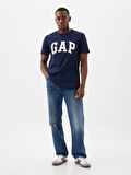 GAP 856659004 V-Everyday Soft Basic Logo T Erkek Tişört