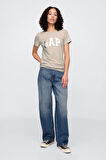 Gap V-SS Logo Classic Kadın Tişört