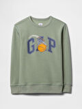 GAP V-SPR Logo Crew Çocuk Sweatshirt