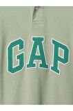 GAP Erkek Çocuk Gap Logo Polo Yaka Yeşil Tişört 708502000