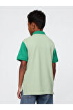 GAP Erkek Çocuk Gap Logo Polo Yaka Yeşil Tişört 708502000