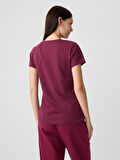 GAP 729555007 V-Ss Logo Classic Tee Kadın Tişört