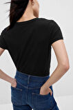 Gap V-SS Logo Classic Kadın Tişört