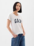 GAP 729555012 V-Ss Logo Classic Tee Kadın Tişört
