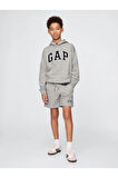 GAP Erkek Çocuk Gri Şort 890929005