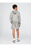 GAP Erkek Çocuk Gri Şort 890929005