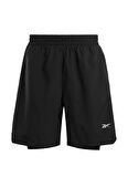 Reebok 100075620 RUNNING 2-1 SHORT Siyah Erkek Şort