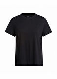 100205542 ACTIV COLL RBK-CHILL+DREA Siyah Yuvarlak Yaka Regular Fit Baskılı Kadın T-Shirt
