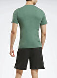 Yeşil Erkek Yuvarlak Yaka Normal Kalıp T-Shirt 100206022 GS VECTOR TEE