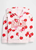 Gap Baskılı Kız Çocuk Kırmızı Sweatshırt 793479003