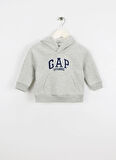 Gap Baskılı Bebek Gri Sweatshırt 825275000-A