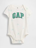 GAP Unısex Bebek Gap Logo Tulum Beyaz