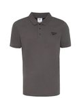 Reebok 100251572 BLAZE EMBROIDERED SS POLO Antrasit Polo Regular Fit Düz Erkek T-Shirt