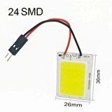 T10 Araç Içi Aydınlatma 24 Smd Led Panel
