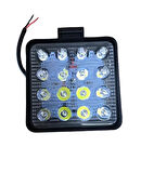 16 LED 11.5 CM PROJEKTÖR ÇALIŞMA LAMBASI