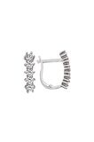 Zirkon Taşlı 925 Ayar Gümüş Küpe - K010901