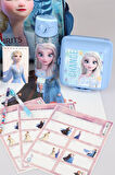 DEKOMUS LİSANSLI ELSA FROZEN TEK BÖLMELİ KÜÇÜK BOY 32 CM ANAOKUL VE BESLENME ÇANTASI,MATARA,BESLENME KABI İLE FULL OKUL/KIRTASİYE SETİ