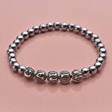 Canım Yazılı Hematit Erkek Kadın Bileklik Takı Hediyelik Aksesuar