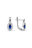 Zirkon Taşlı 925 Ayar Gümüş Küpe - K023601