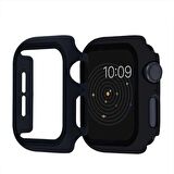 Smcase Apple Watch 4 44 mm Uyumlu Tam Kapatan Cam Tam Kapatan Gard Ekran Koruyucu