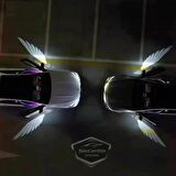 Üniversal Oto Araç Ayna Altı Angel Led Otomobil Gündüz Farı Araba Melek Kanat Led Beyaz 12 Volt