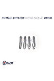 Ford Focus 1 Krom Kapı Kolu 4 Kapı 1998-2005 P.çelik (çift Delik)